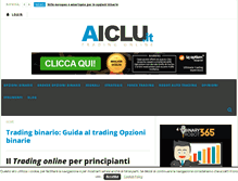 Tablet Screenshot of aiclu.it